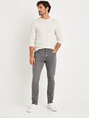 AG Adriano Goldschmied Tellis Modern Slim Gray Jeans Men’s 34x31 (Est)